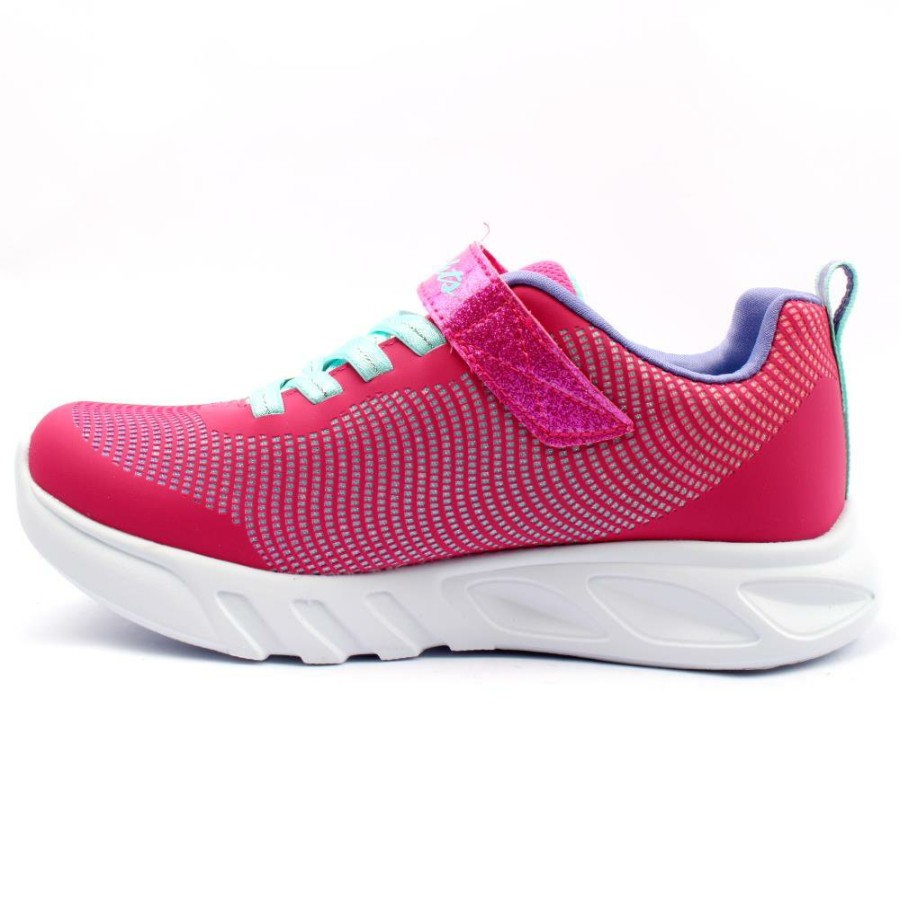 Kids Skechers | 303700L Junior Trainer - Pink Multi