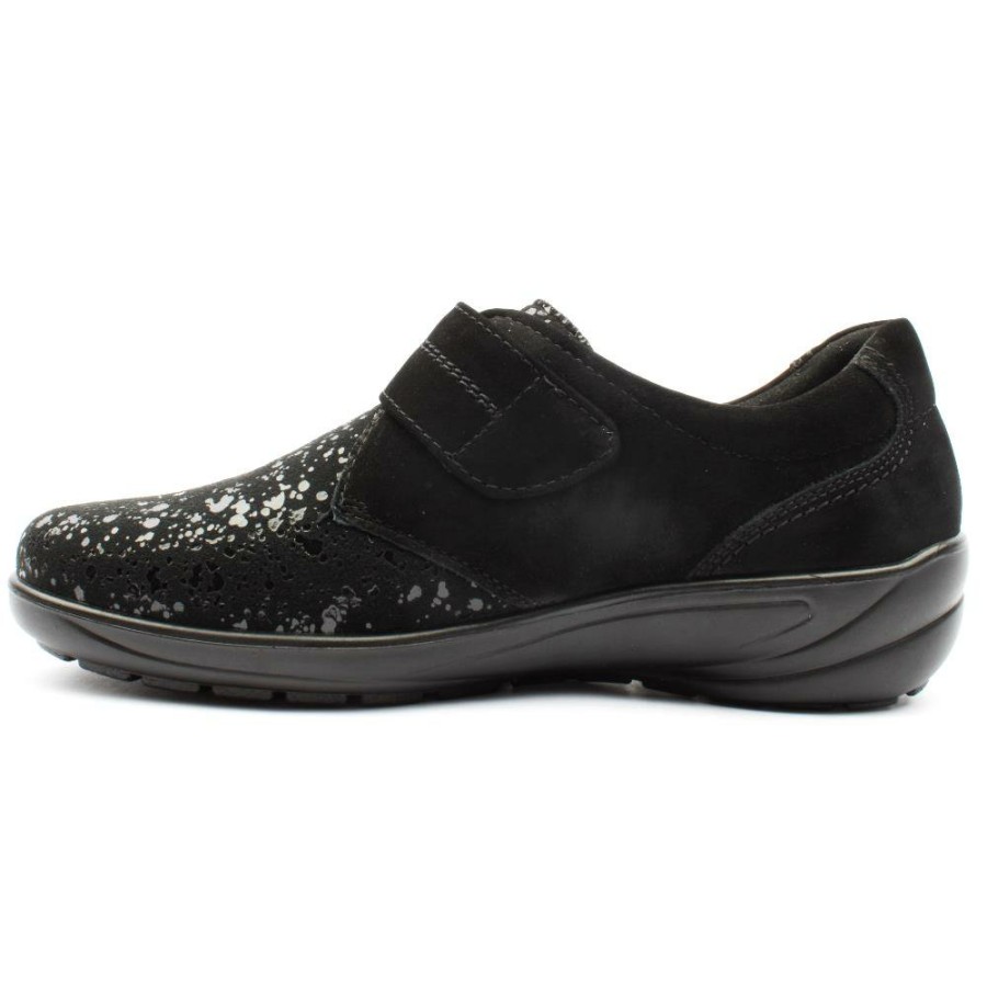 Women G Comfort | Gcomfort P9520 Strap Shoe - Black