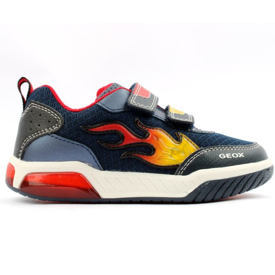 Kids Geox | J359Cb Junior Shoe - Navy/Red