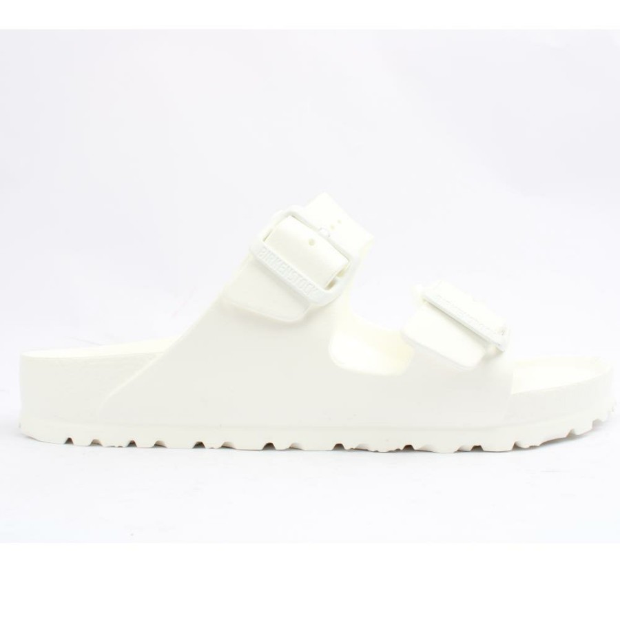 Women Birkenstock | 129443 2 Strap Mule - White