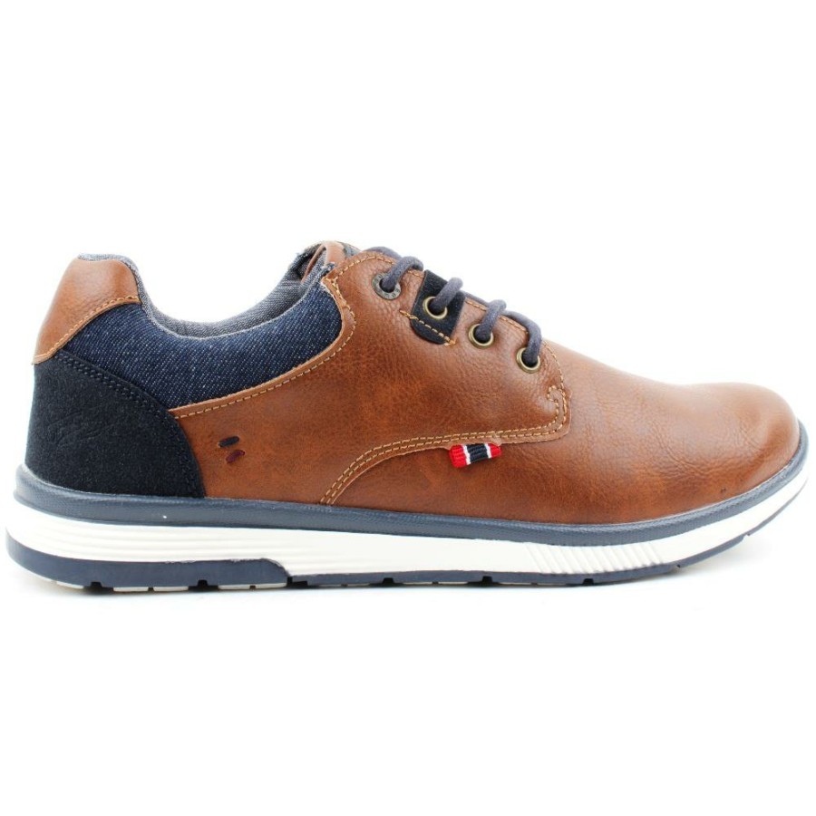 Men Lloyd & Pryce | Lloyd And Pryce Burger Laced Shoe - Camel