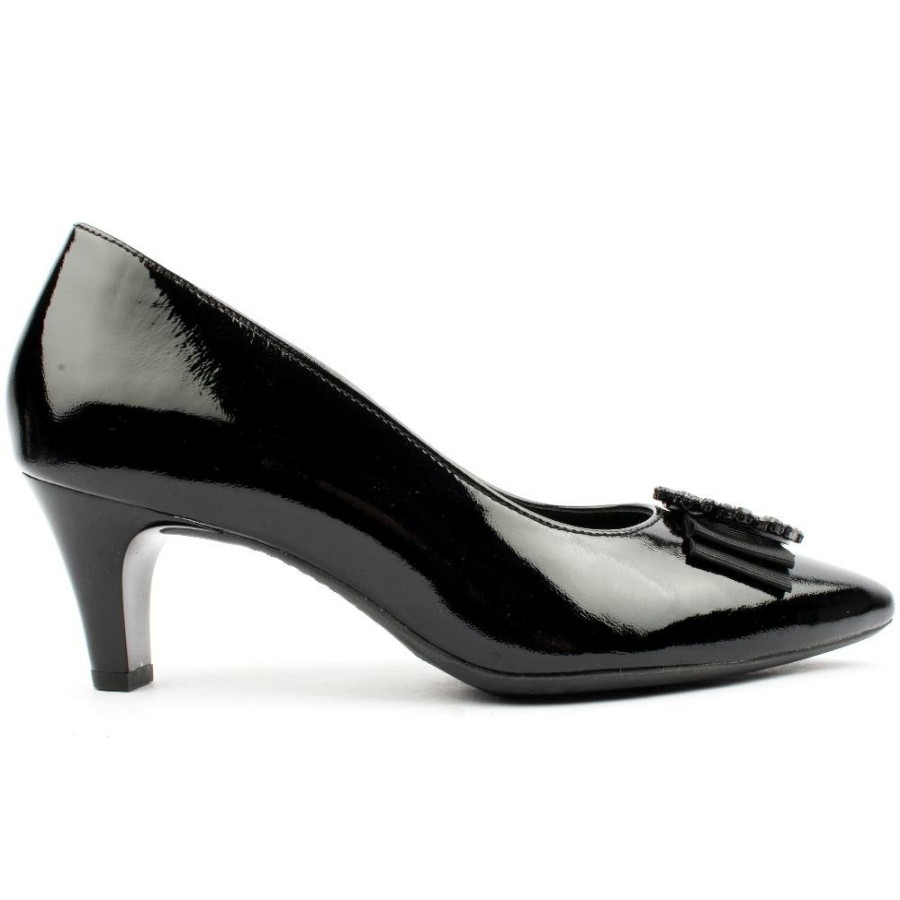 Women Ara | 52204 Court Shoe - Black Patent