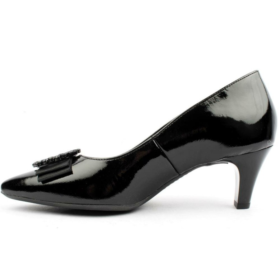 Women Ara | 52204 Court Shoe - Black Patent