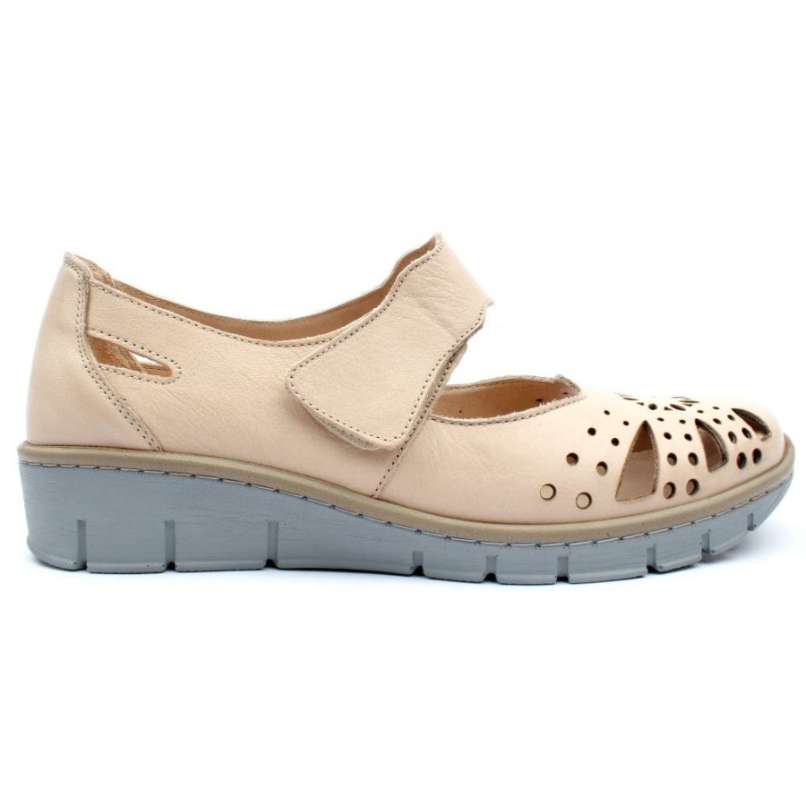 Women Softmode | Taylor Strap Shoe - Taupe