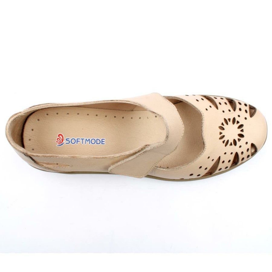 Women Softmode | Taylor Strap Shoe - Taupe