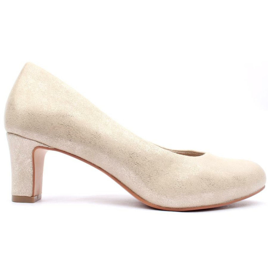 Women Jana | 22470 Court Shoe - Gold