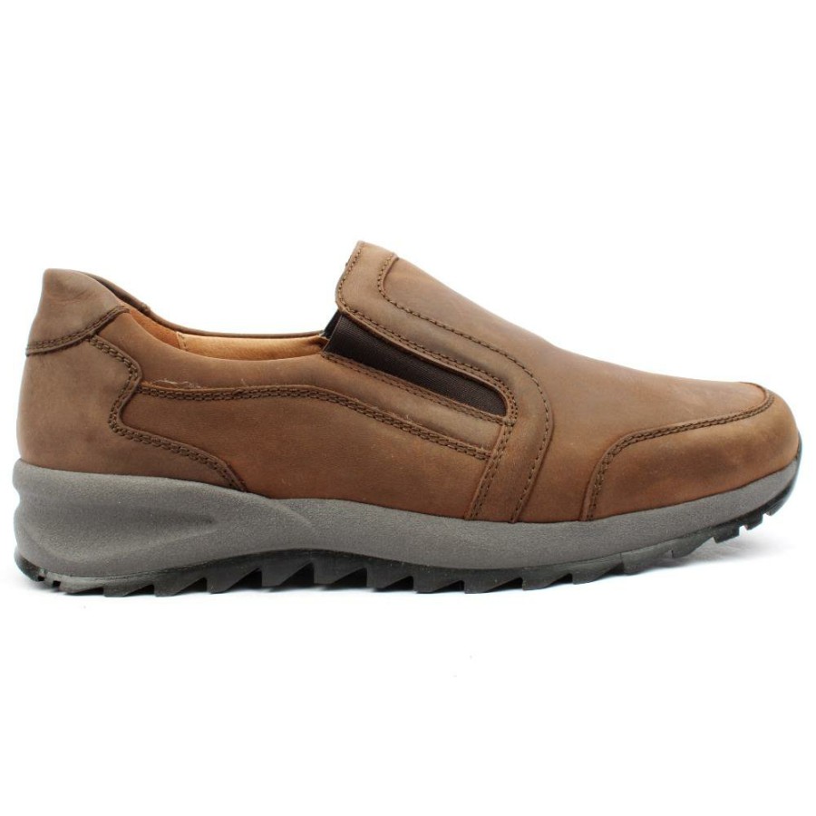 Men Waldlaufer | 388502 Slip On - Brown