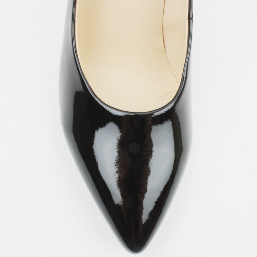 Women Gabor | Gab380 Court Shoe - Black Patent