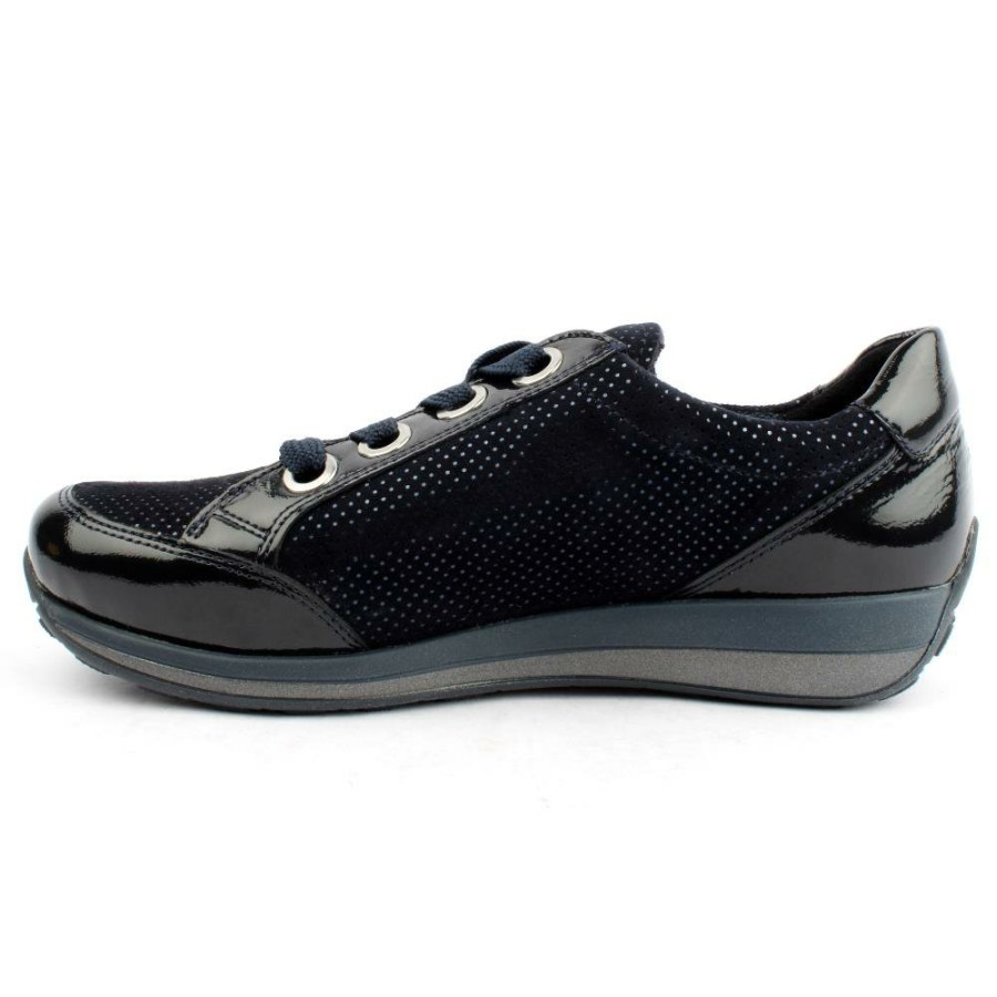 Women Ara | 44587 Laced Shoe - Navy