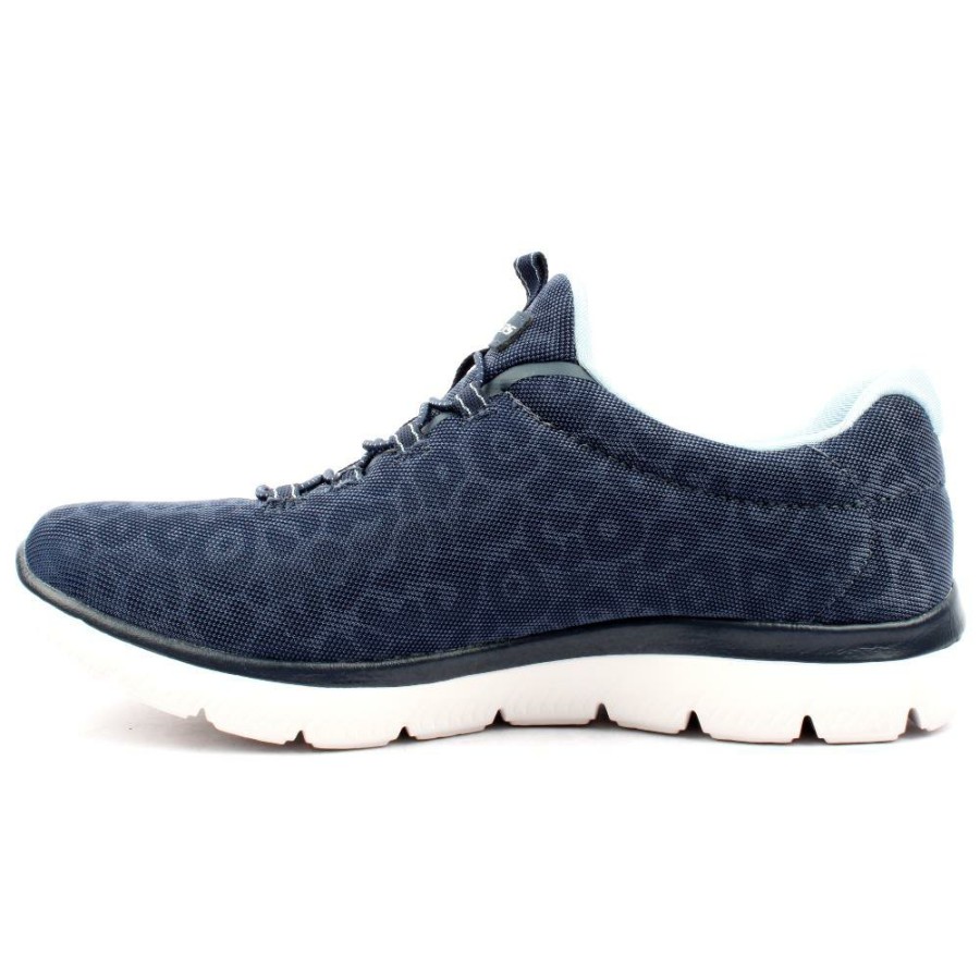 Women Skechers | 150111 Summits - Navy Blue