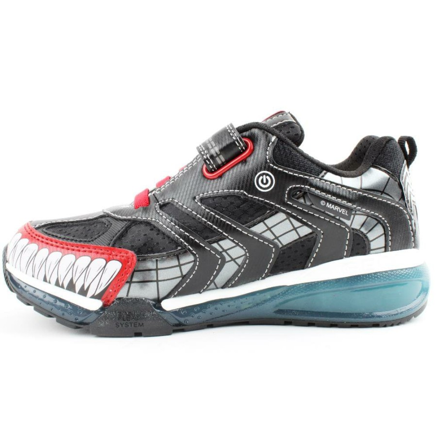 Kids Geox | J26Fec Junior Trainer - Black/Red