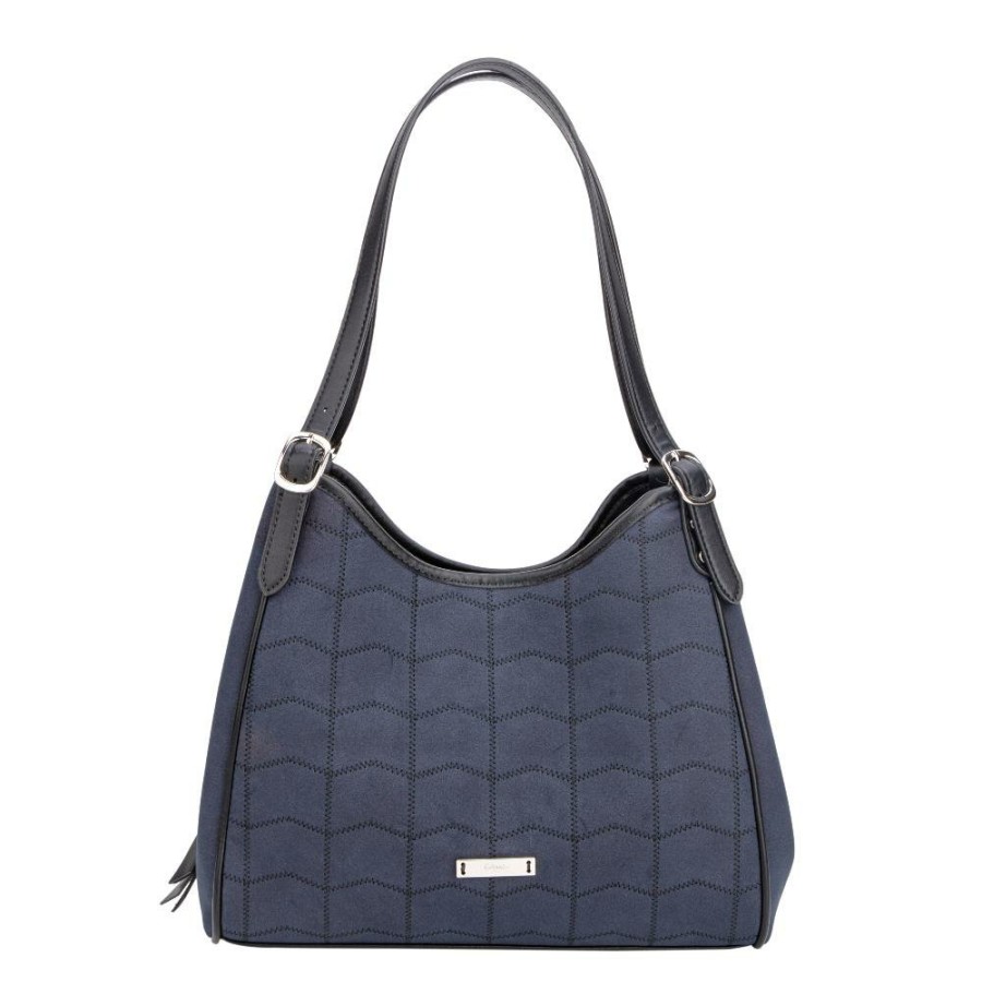 Accessories & Christmas Gift Ideas Gionni | Liberty 11Gl297 Idony Handbag - Navy Black