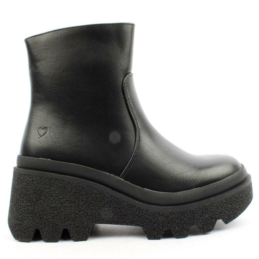 Women Heavenly Feet | Fantasy Vegan Boot - Black