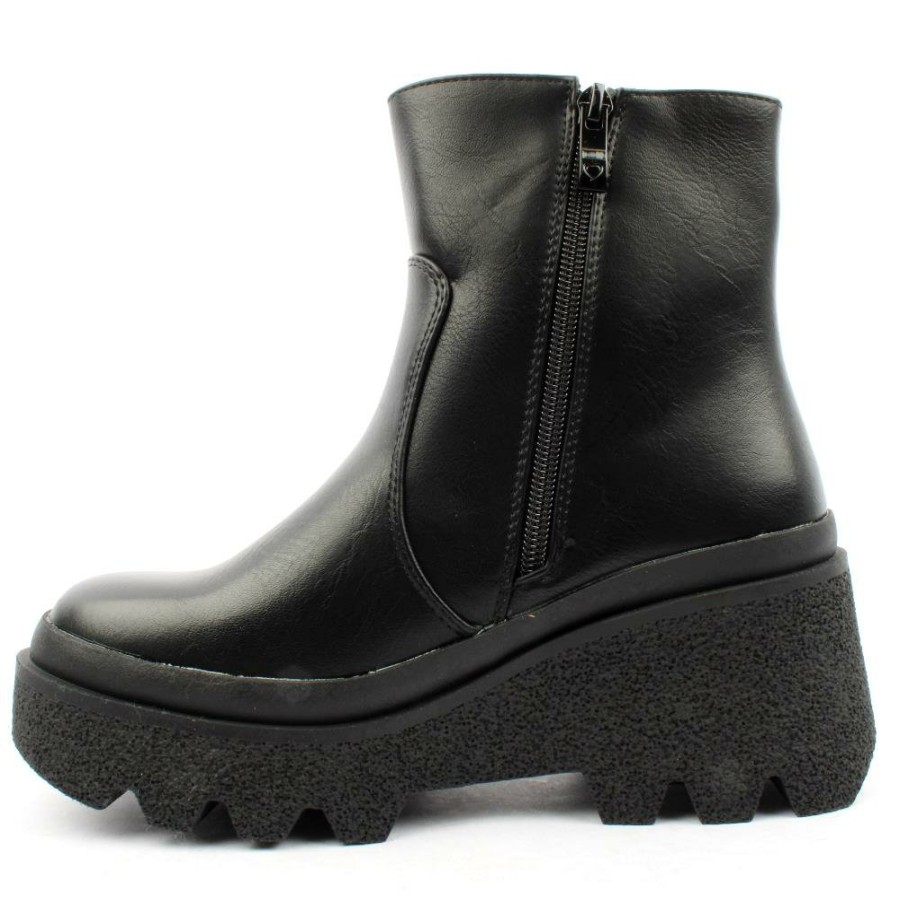 Women Heavenly Feet | Fantasy Vegan Boot - Black