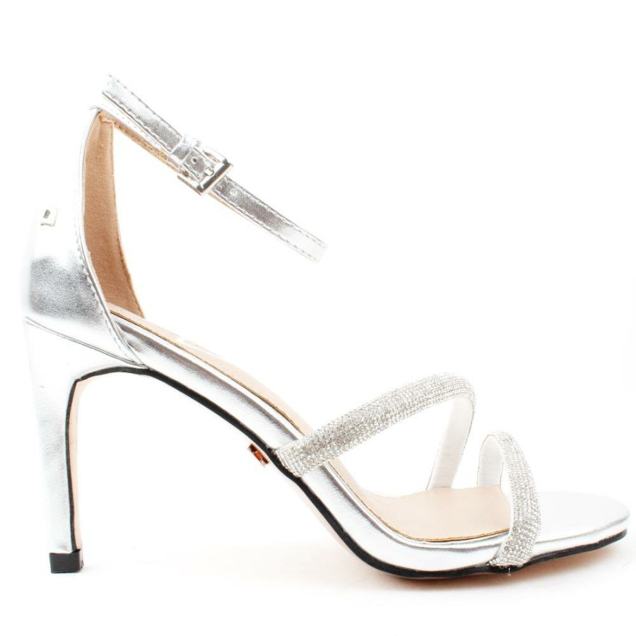 Women Una Healy | Xanadu High Heel Sandal - Silver