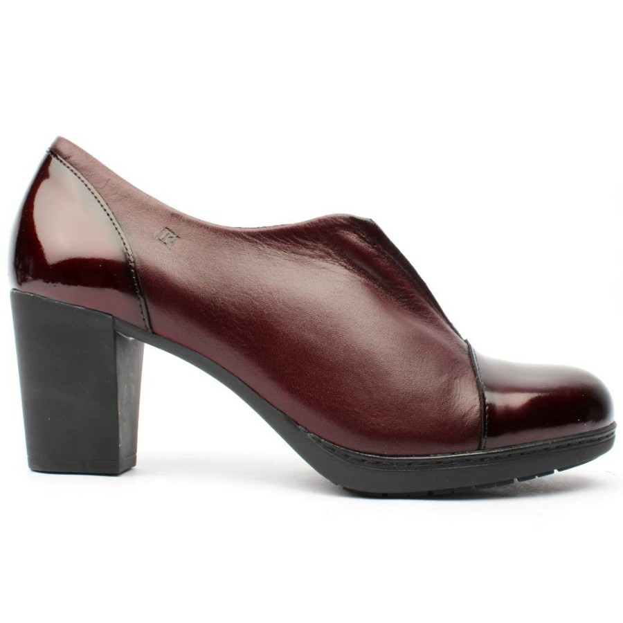 Women Fluchos | Dorking Fluchos D9112 High Front Shoe - Burgundy