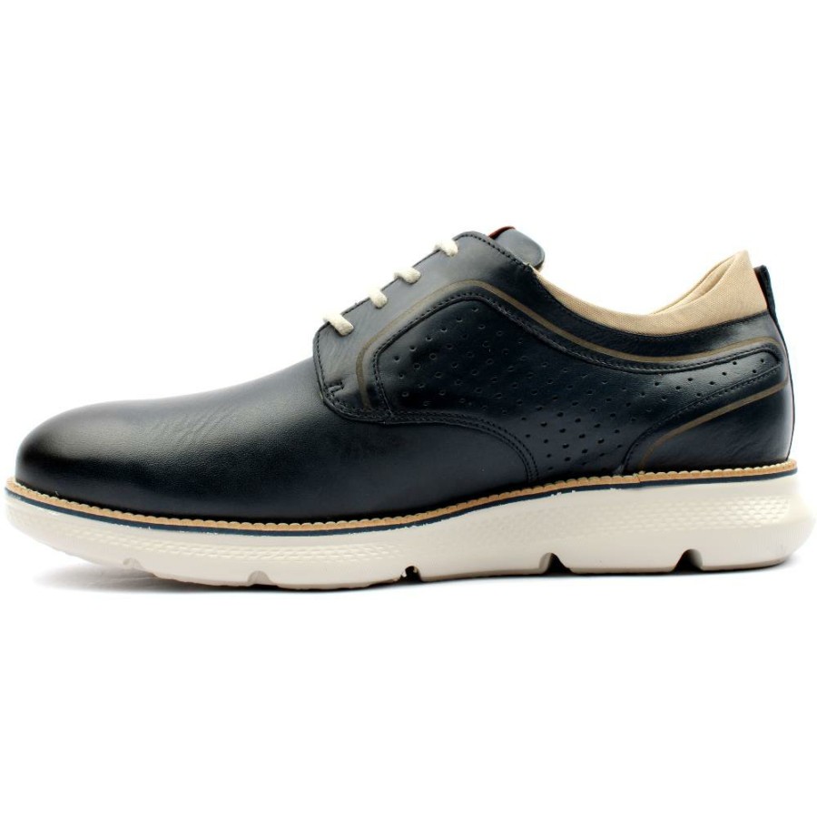 Men Fluchos | Mens Tie Shoe F1435 - Navy