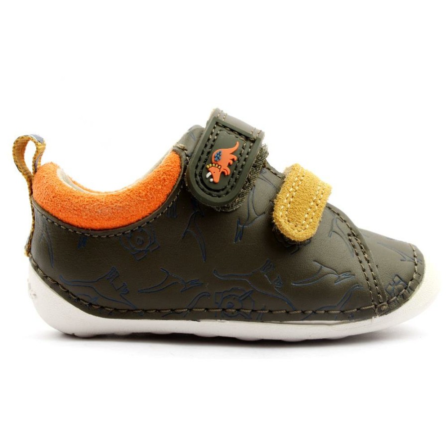 Kids Clarks | Tiny Rex T Shoe - Green G