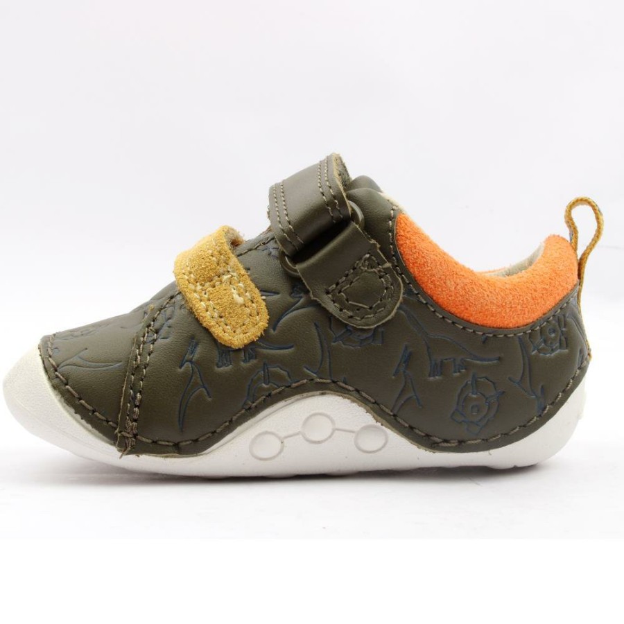 Kids Clarks | Tiny Rex T Shoe - Green G