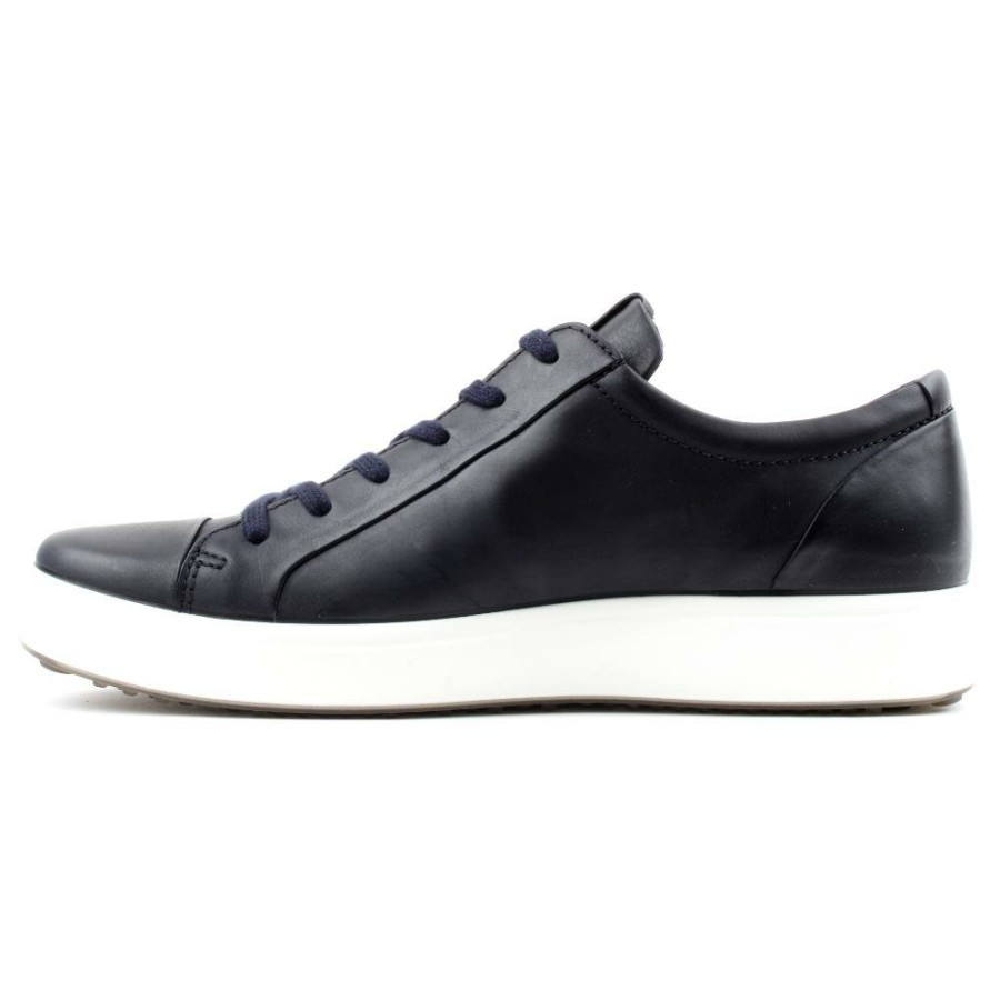 Men ECCO | 470364 Laced Shoe Soft 7 - Navy