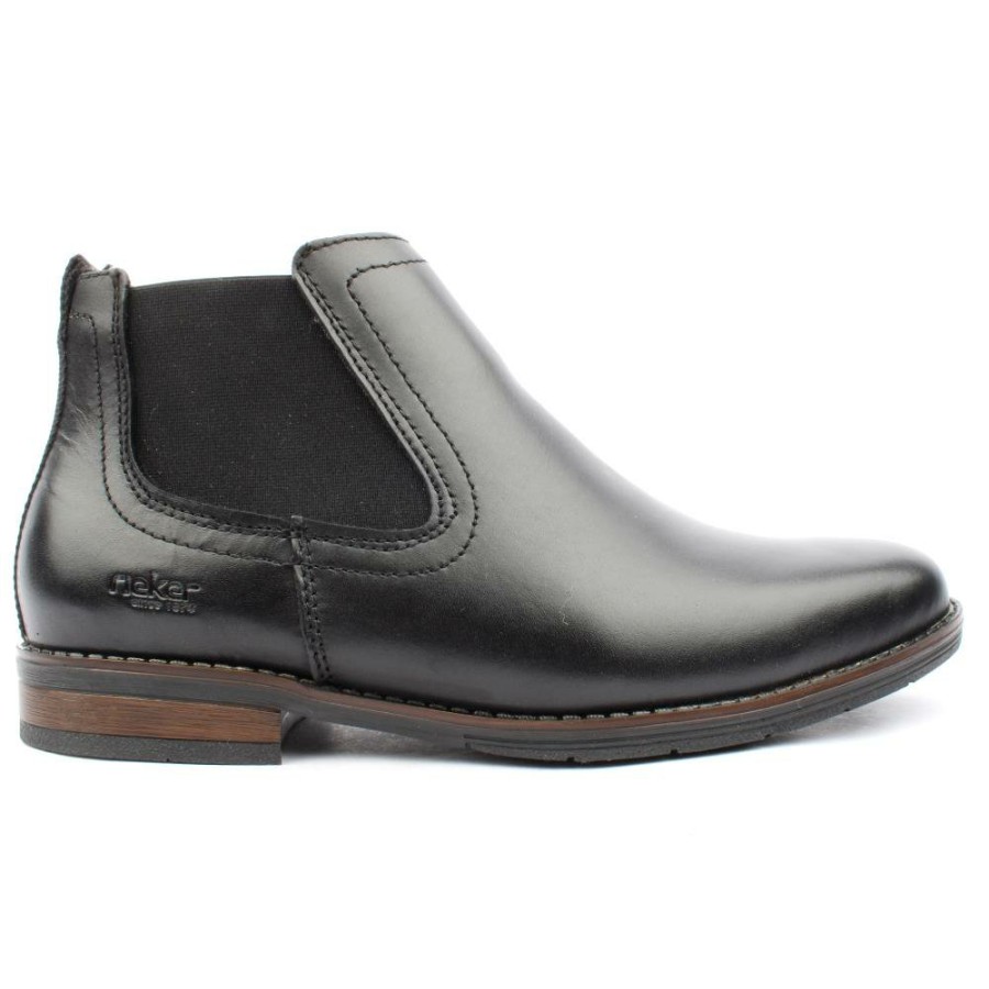 Men Rieker | 10374 Gusset Boot - Black