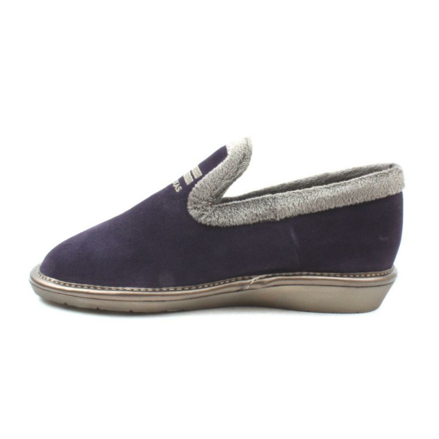 Women Nordika | 305 Suede Slipper - Purple/Grey