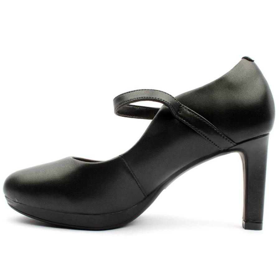 Women Clarks | Ambyr Shine Shoe - Black