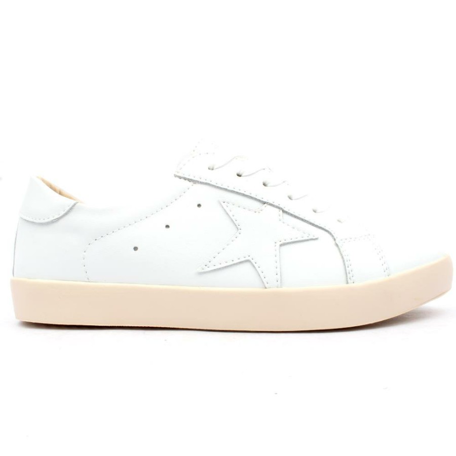 Women Drilleys | Hundred Shoe - White Multi