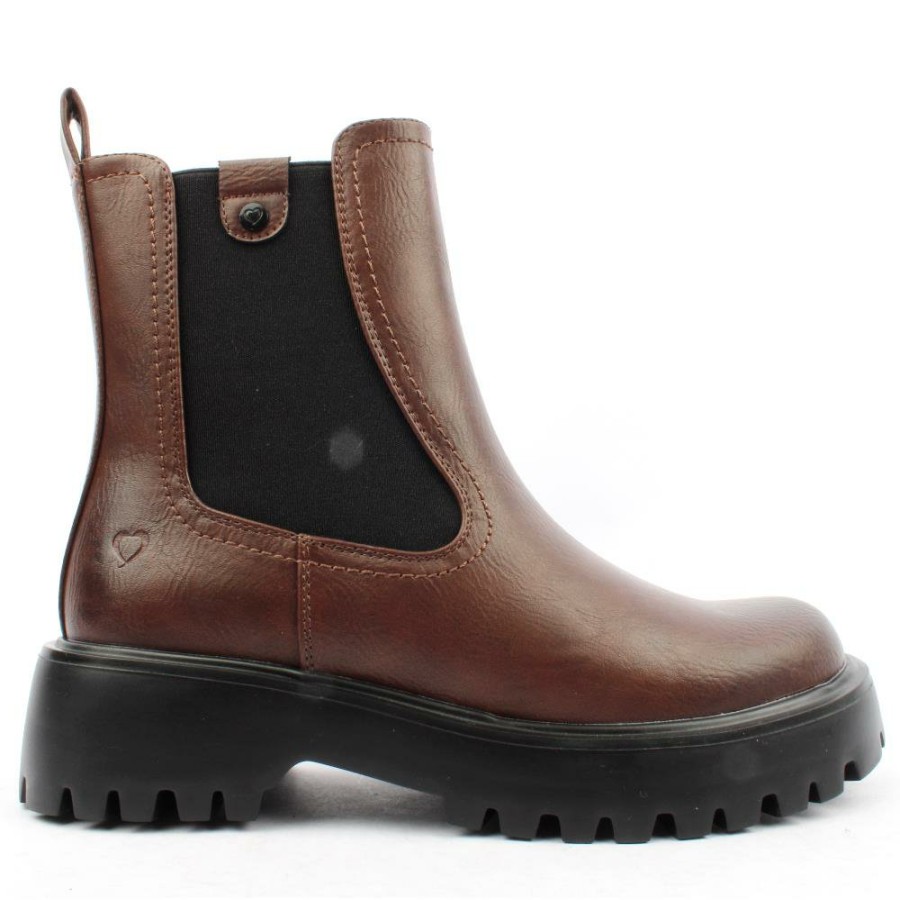 Women Heavenly Feet | Alana Vegan Boot - Choc