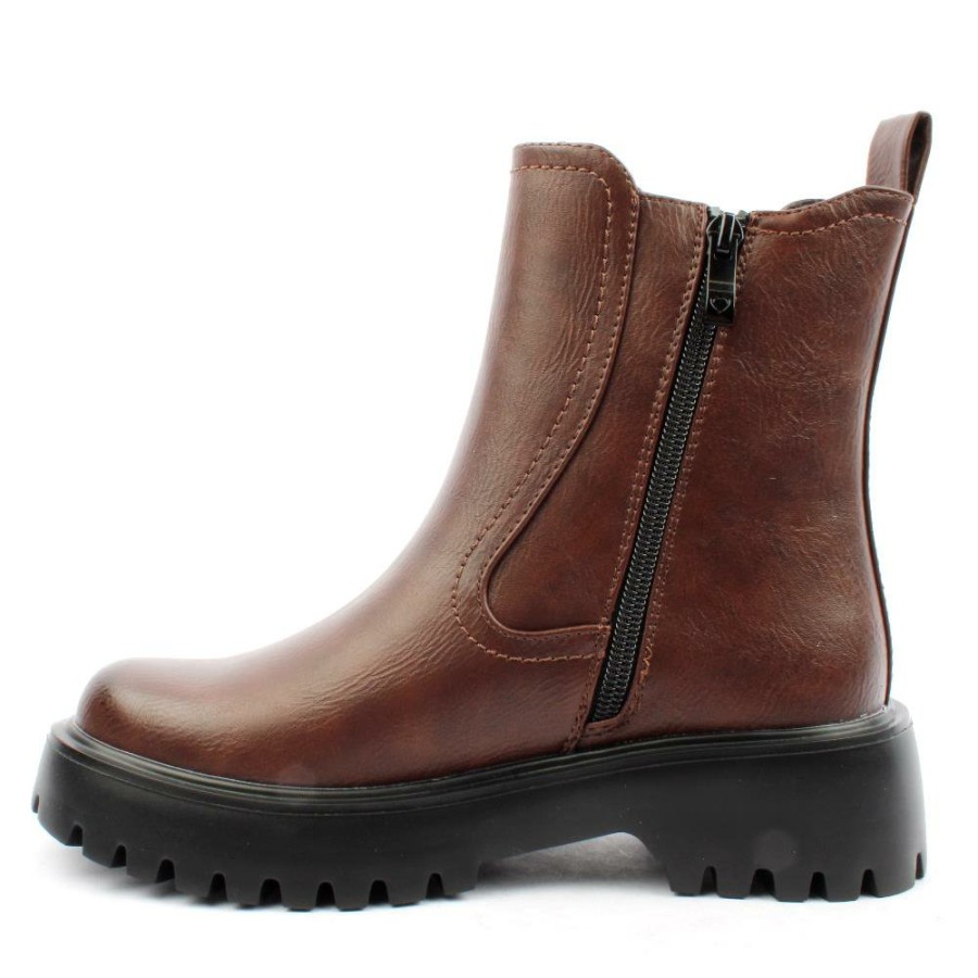 Women Heavenly Feet | Alana Vegan Boot - Choc