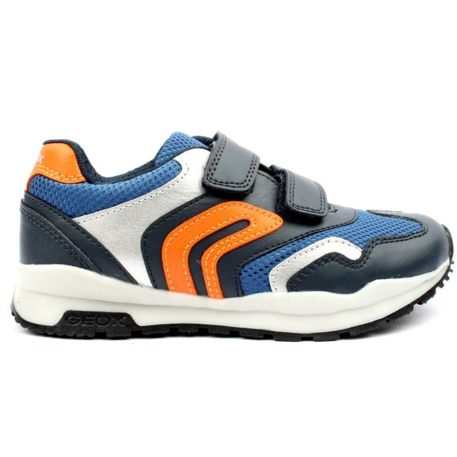 Kids Geox | J0415A Pavel Junior Runner - Navy Orange