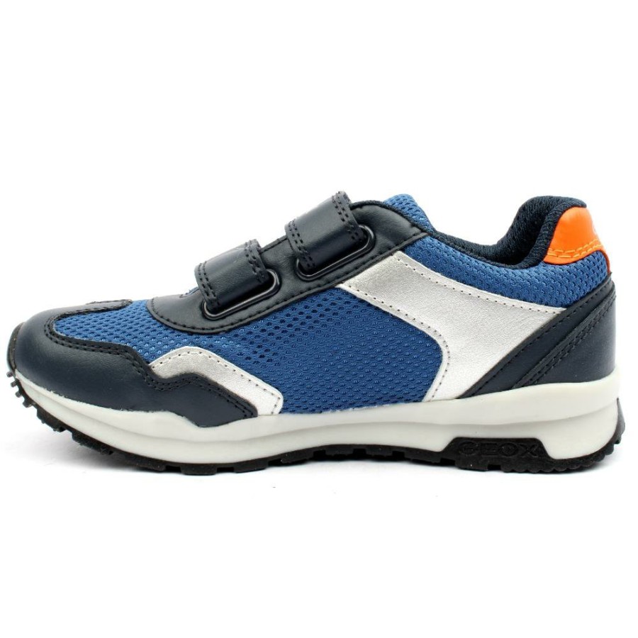 Kids Geox | J0415A Pavel Junior Runner - Navy Orange