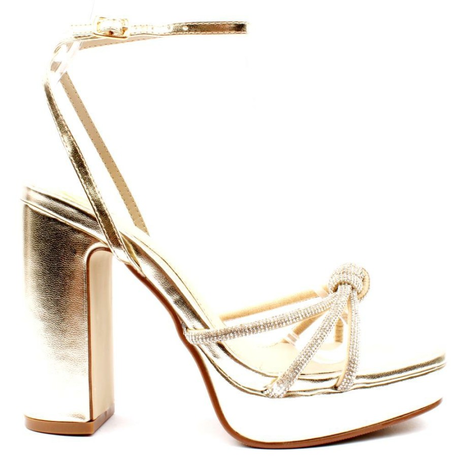 Women Millie & Co | Millie And Co Ekin Dress Sandal - Gold