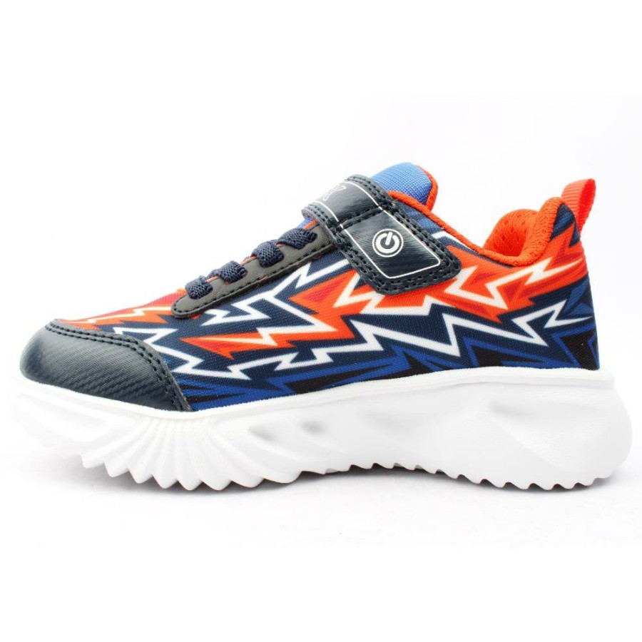 Kids Geox | J45Dzb Trainer - Navy Orange