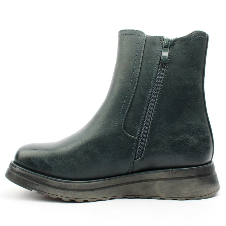 Women Heavenly Feet | Bromley Boot - Navy