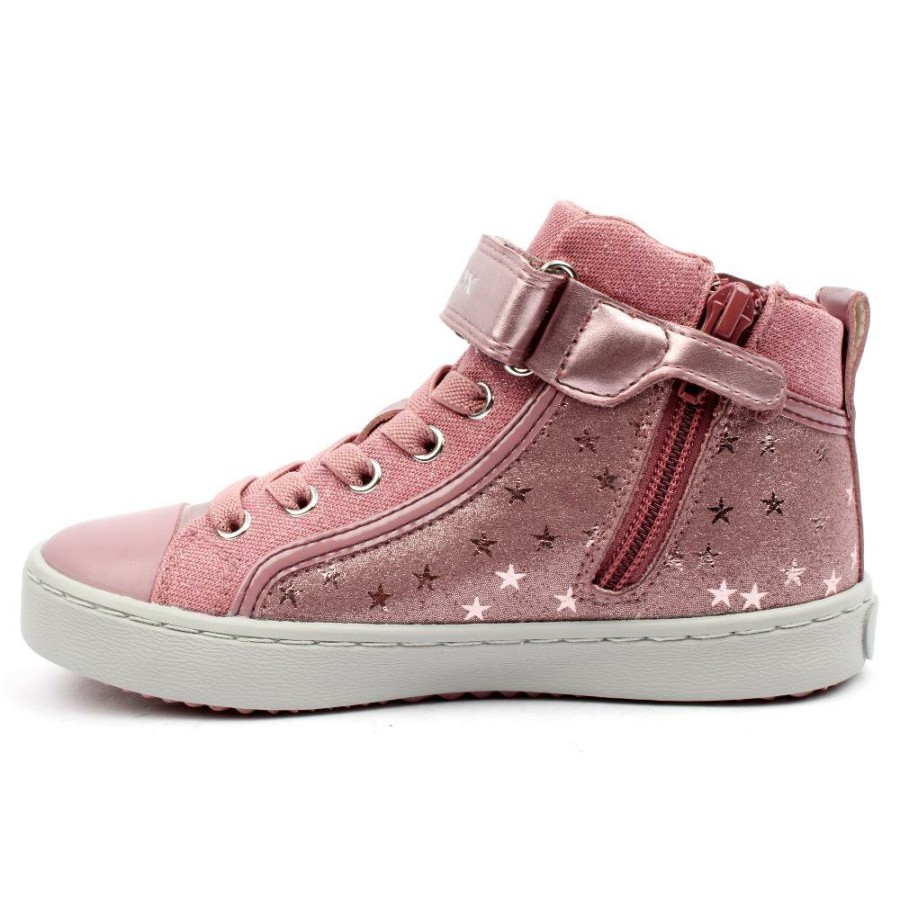 Kids Geox | J744Gi Velcro Boot - Pink