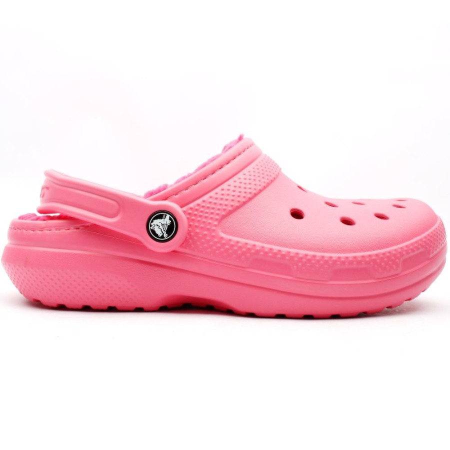 Women Crocs | 203591 Unisex Lined Clog - Bright Pink