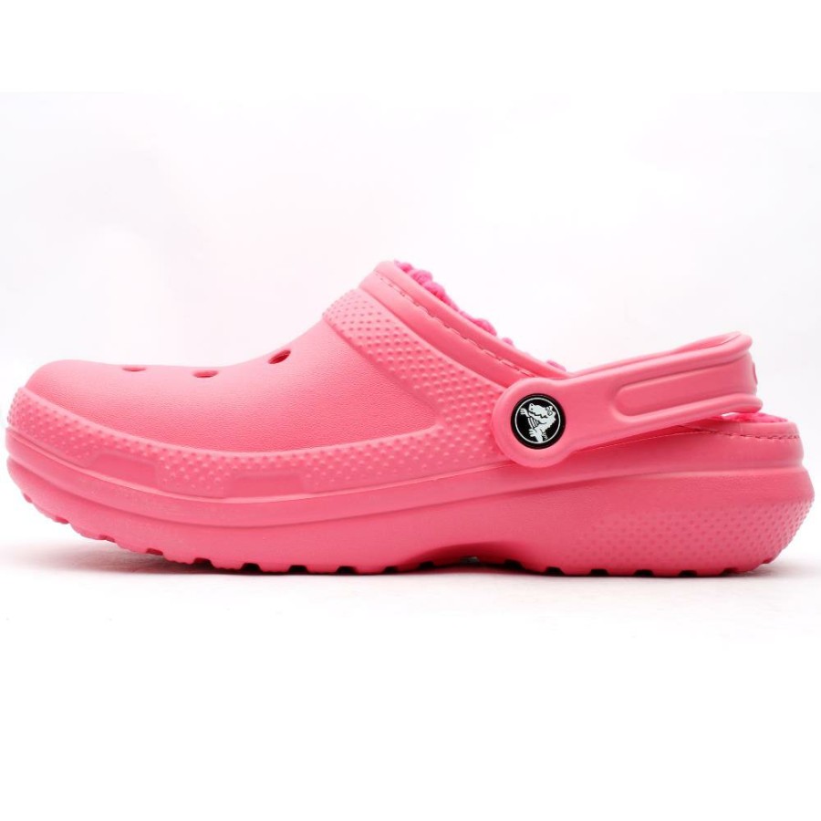 Women Crocs | 203591 Unisex Lined Clog - Bright Pink