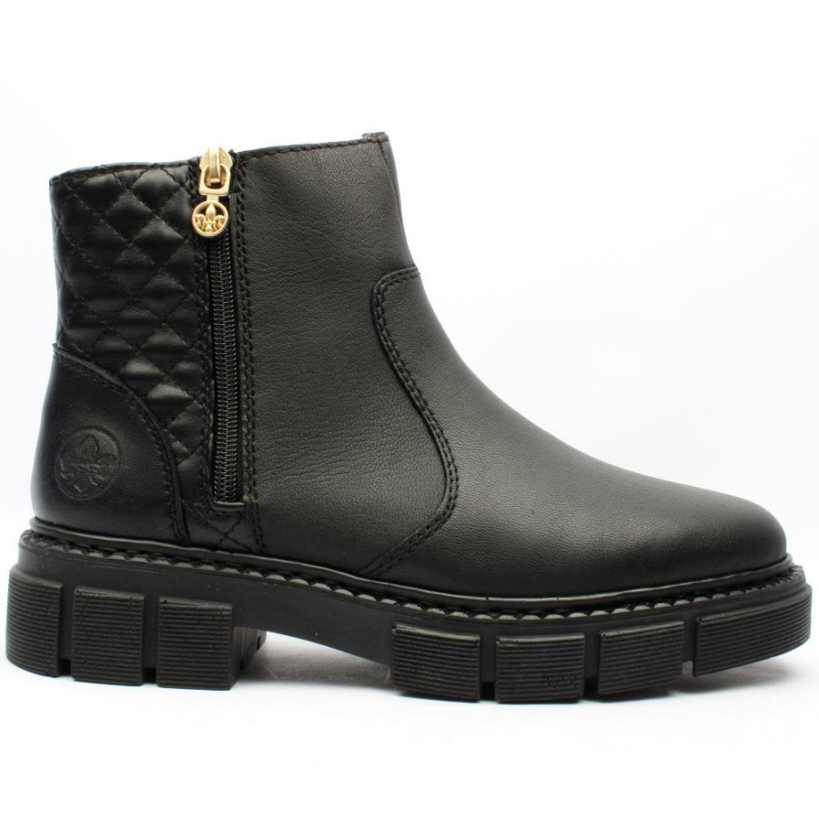 Women Rieker | M3870 Chunky Boot - Black