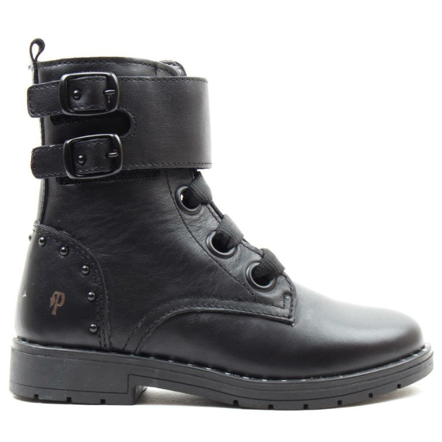 Kids Primigi | 8440600 Laced Junior Boot - Black