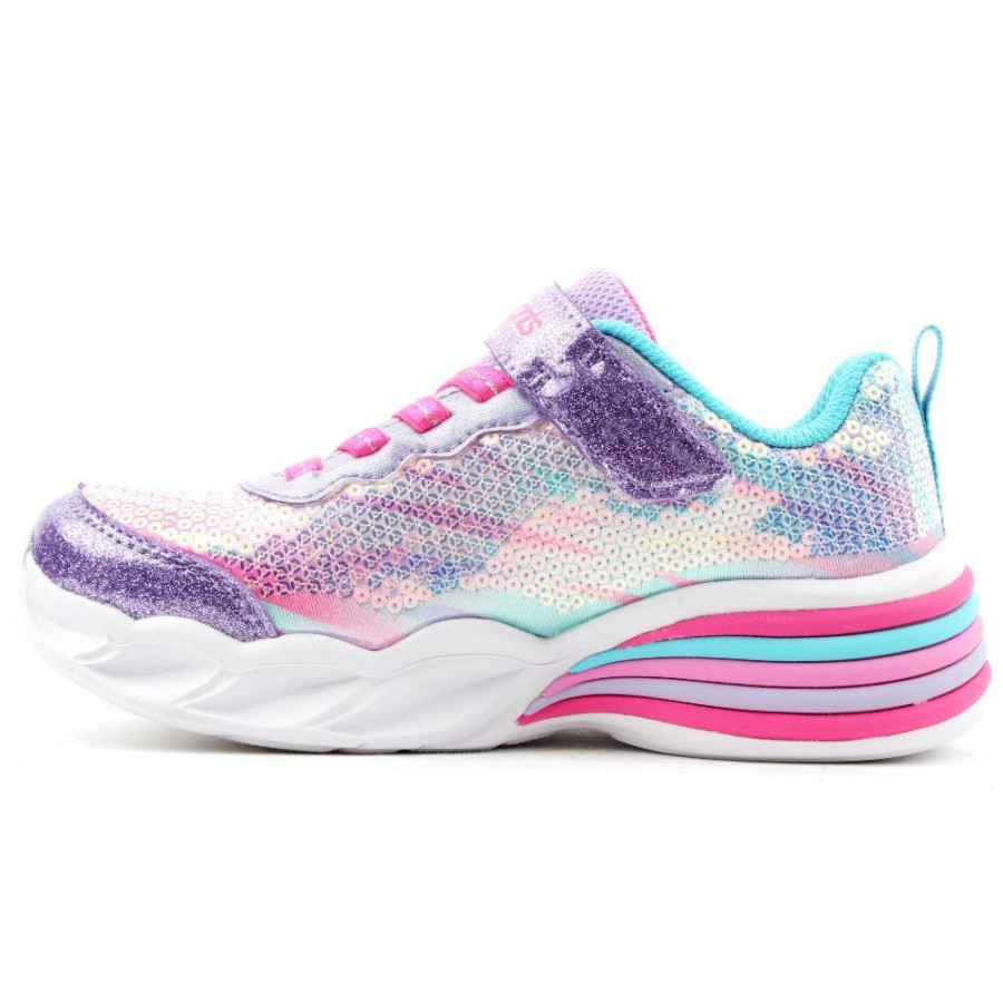 Kids Skechers | 302313L Junior Runner - Purple Multi