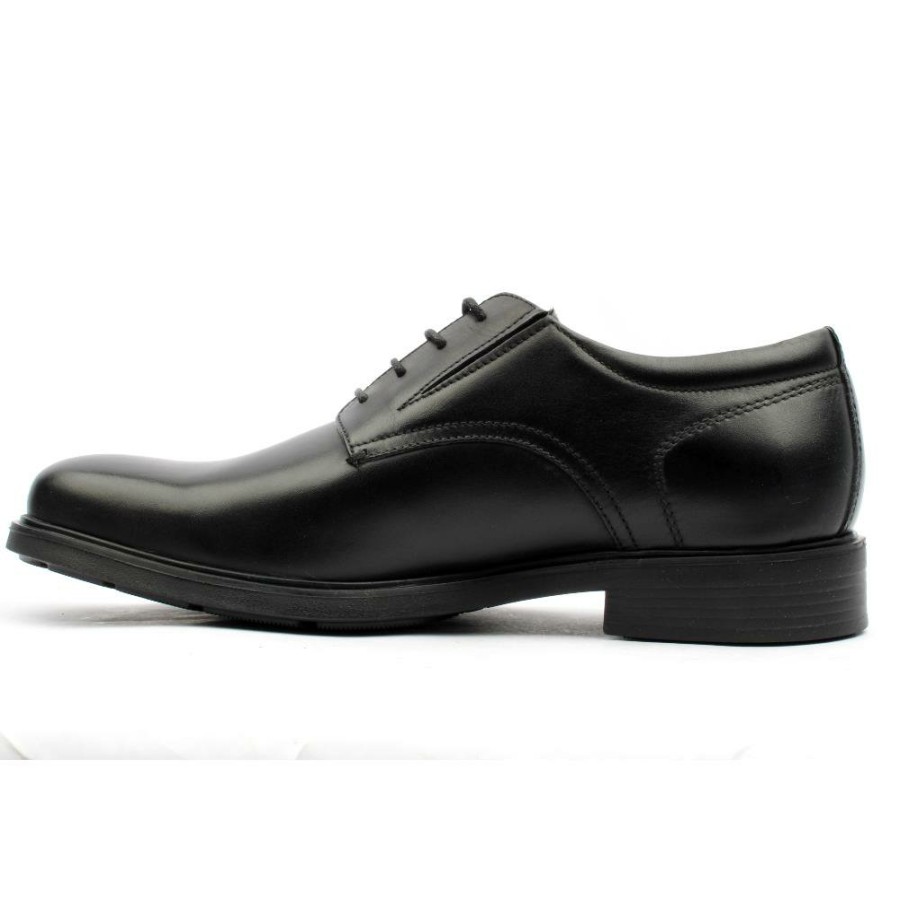 Men Geox | U34R2A Laced Shoe - Black