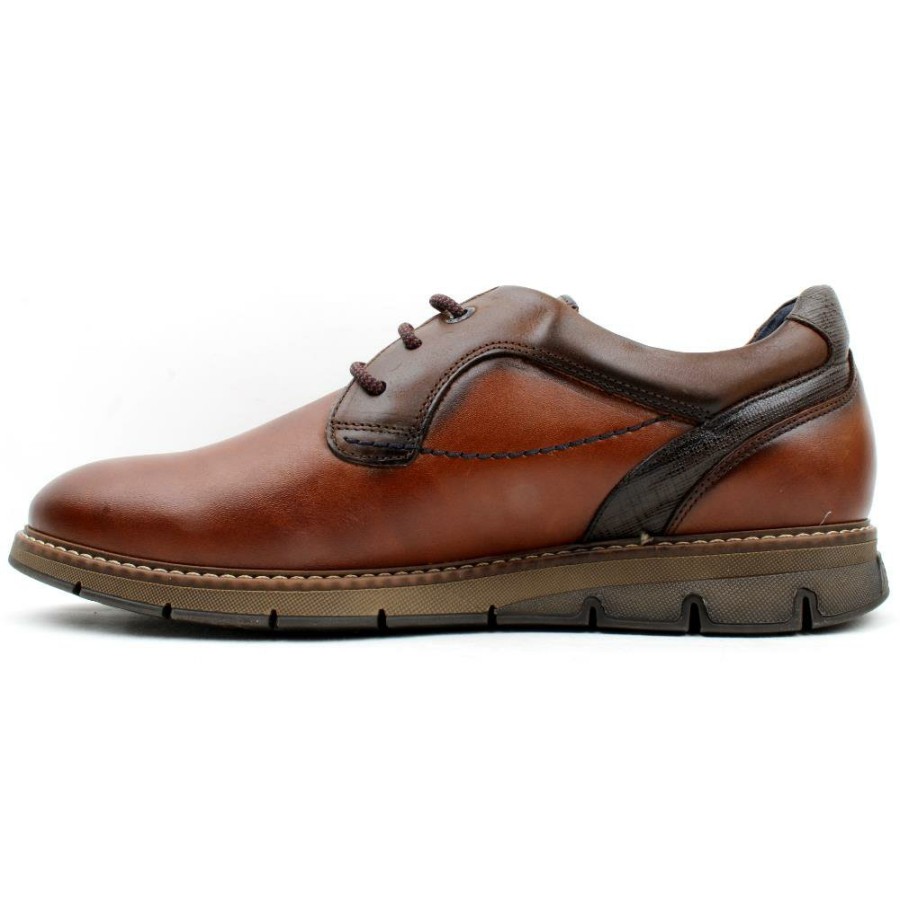 Men Fluchos | F0979 Laced Shoe - Camel