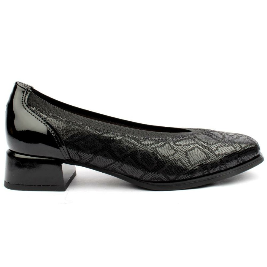 Women Pitillos | 5424 Low Heel Shoe - Black