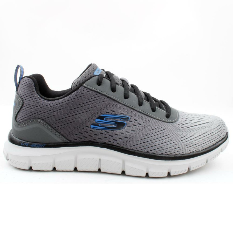 Men Skechers | 232399 Track Runner - Charcoal