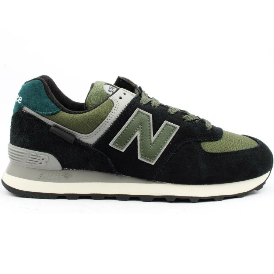 Men New Balance | U574Kbg Trainer - Black Green