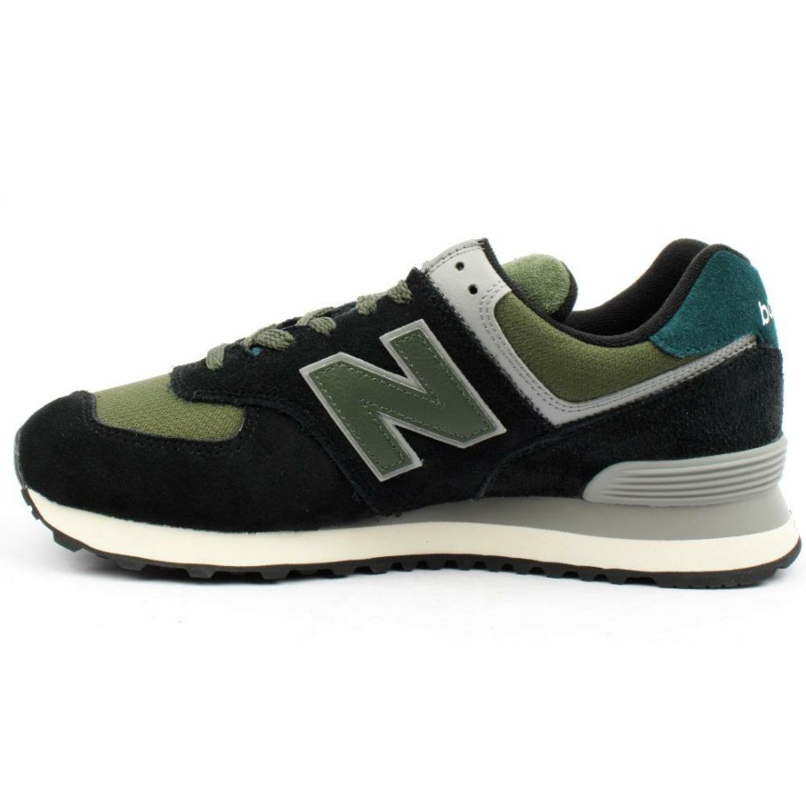 Men New Balance | U574Kbg Trainer - Black Green