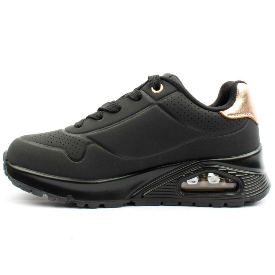 Kids Skechers | 310545L Trainer Uno - Black Black