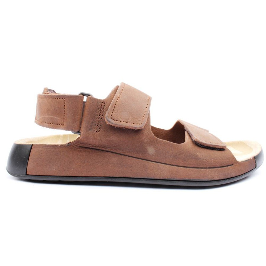 Men ECCO | 500944 Velcro Sandal - Brown