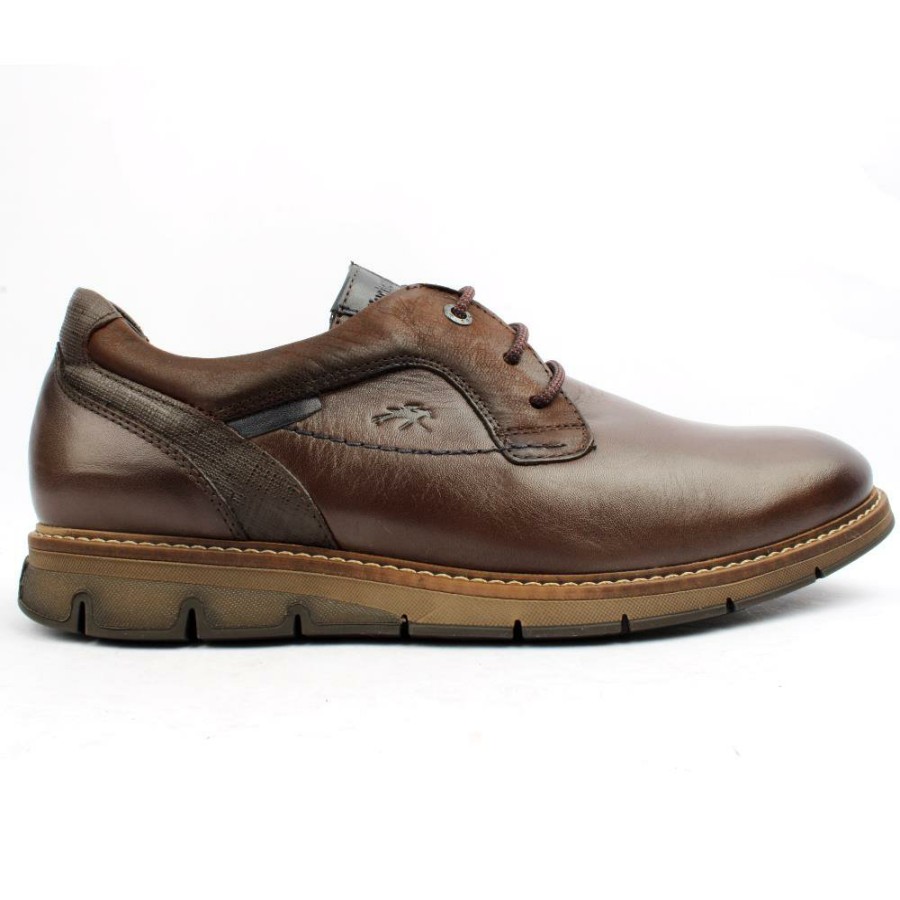 Men Fluchos | F0979 Laced Shoe - Dark Brown